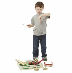 Montessori|Musikinstrumenter Til Børn<Melissa & Doug Musikkasse m. 7 instrumenter