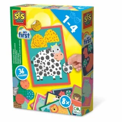 Tumlinge Legetøj|Tegne- & Malegrej<SES Creative My First - Klistermærker med dyreprint
