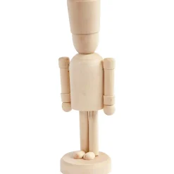 Jul|Tegne- & Malegrej<Creativ Company Nøddeknækker i træ - H: 13 cm