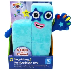 Matematik & Leg|Bamser<Learning Resources Numberblocks plys - Fem (Sing-Along)