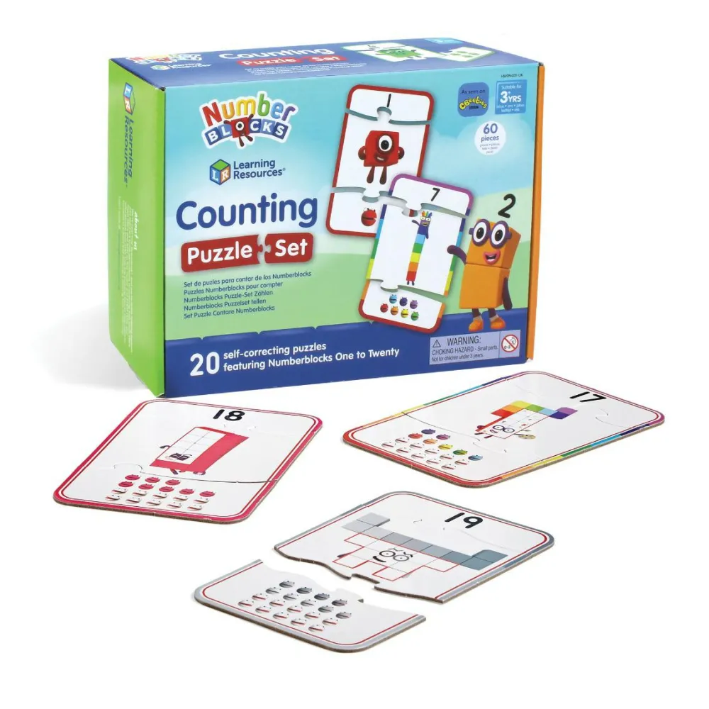 Skolesjov|Matematik & Leg<Learning Resources Numberblocks - Tællepuslespil