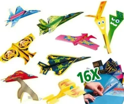 Kreativ Leg<SES Creative Origami - Papirflyvere 16 stk