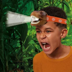 Udeleg|Dinosaur Legetøj<Brainstorm Pandelygte - T-Rex