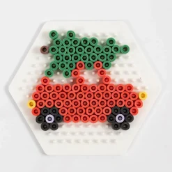 Jul|Kreativ Leg< Perleplade midi - BioBeads, sekskant