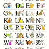 Til Børneværelset|Babylegetøj< Plakat 30 x 40 cm. - ABC