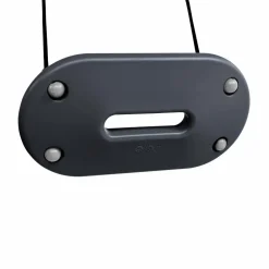 Gynger<DICE Plastgynge 45 x 24 cm - Antracit (sort reb)