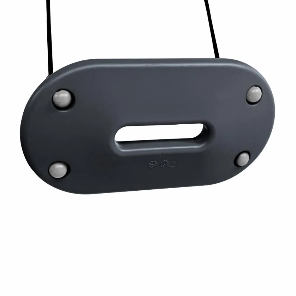 Gynger<DICE Plastgynge 45 x 24 cm - Antracit (sort reb)
