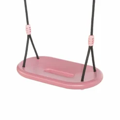 Gynger<DICE Plastgynge 45 x 24 cm - Lyserød (sort reb)