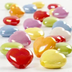 Påske|Lav Selv Smykker<Creativ Company Plastperler - Hjerter 70 gr.
