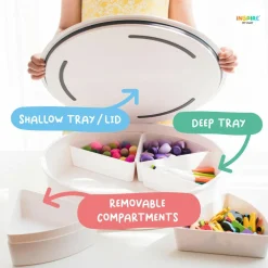 Tumlinge Legetøj|Sanselegetøj<Inspire My Play PlayTRAY sansebakke inkl. låg