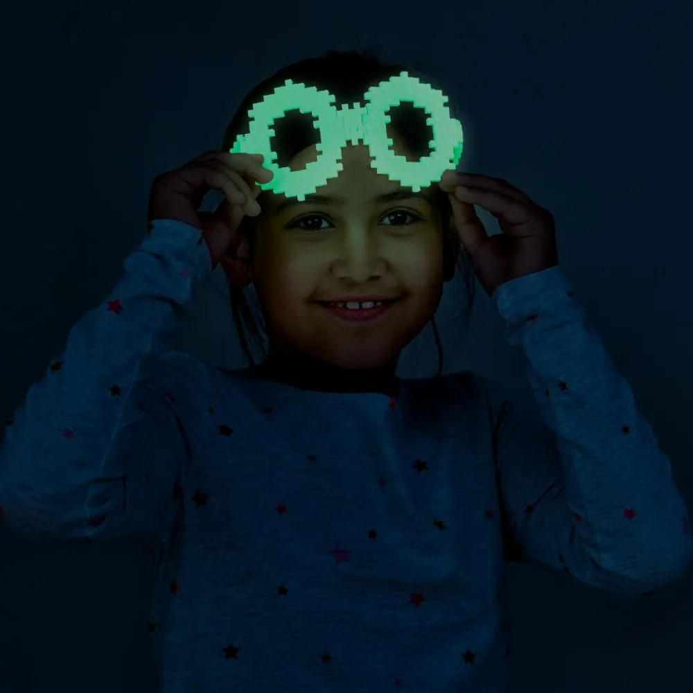 Byggesæt<Plus-Plus Glow Mix, 300 stk