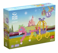 Finmotorik|Byggesæt<Plus-Plus Pastel - 3-i-1 Eventyr, 220 stk