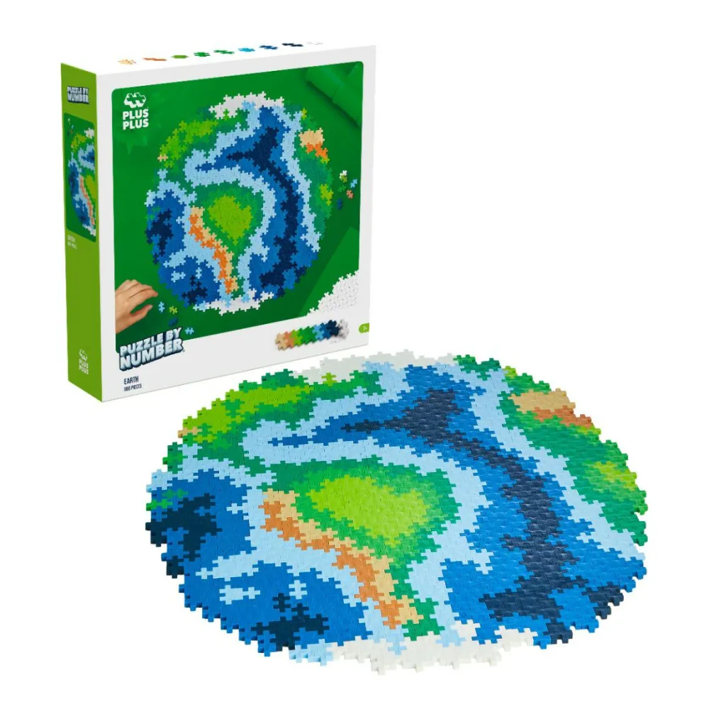 Puslespil<Plus-Plus - Puzzle By Number, Jorden 800 stk