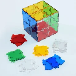 Byggesæt< Polydron byggesæt Crystal, 164 dele