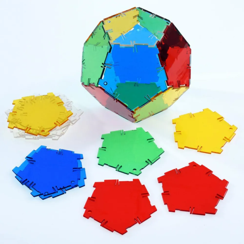 Byggesæt< Polydron byggesæt Crystal, 164 dele