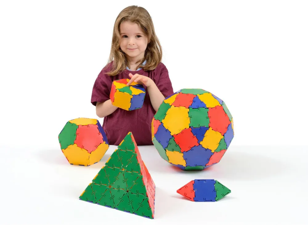 Byggesæt<Polydron byggesæt, 164 dele