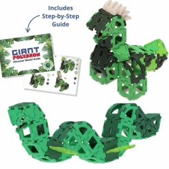 Tumlinge Legetøj|Byggesæt<Polydron Large - Dinosaur, 130 dele