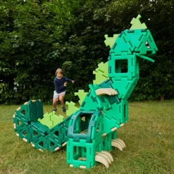 Tumlinge Legetøj|Byggesæt<Polydron Large - Dinosaur, 130 dele
