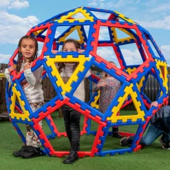 Byggesæt|Tumlinge Legetøj<Polydron XL - Kuppel, 62 dele