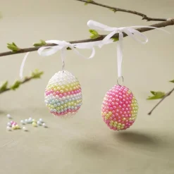 Påske|Kreativ Leg<Creativ Company Påskepose - Lav Pearl Clay påskeæg, 2 stk