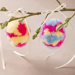 Påske|Kreativ Leg<Creativ Company Påskepose - Lav pompon påskeæg, 2 stk