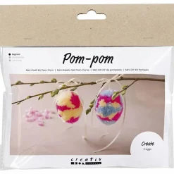Påske|Kreativ Leg<Creativ Company Påskepose - Lav pompon påskeæg, 2 stk
