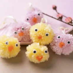 Påske|Kreativ Leg<Creativ Company Påskepose - Lav pompon påskekyllinger, 6 stk