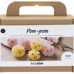 Påske|Kreativ Leg<Creativ Company Påskepose - Lav pompon påskekyllinger, 6 stk