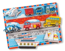 Puslespil|Tumlinge Legetøj<Melissa & Doug Puslespil Jumbo - Køretøjer