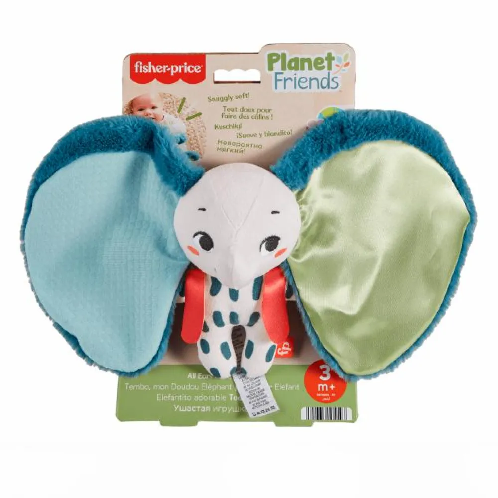 Bamser|Babylegetøj<Fisher-Price Putte-elefanten Lutter Øren