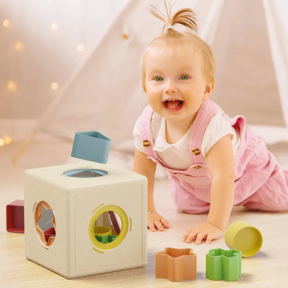 Sorterings- & Stablelegetøj|Babylegetøj<Quercetti Puttekasse - Kubo