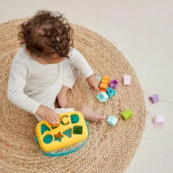 Sorterings- & Stablelegetøj|Tumlinge Legetøj<Scandinavian Baby Products Puttekasse med 16 klodser