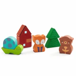 Puslespil|Tumlinge Legetøj<Djeco Puzz & Match Rainbow - 2-i-1 puslespil