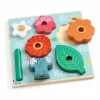 Sorterings- & Stablelegetøj|Puslespil<Djeco Puzz & Stack Happy - 2-i-1 stabletårn