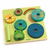 Sorterings- & Stablelegetøj|Puslespil<Djeco Puzz & Stack Rainbow - 2-i-1 stabletårn