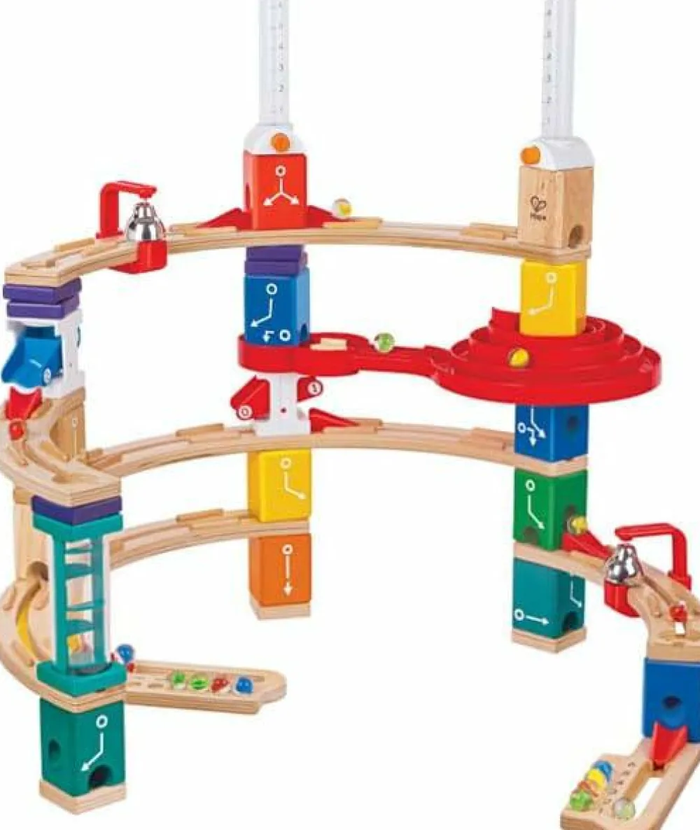 Stem Læringslegetøj|Lær At Kode<Hape Quadrilla kuglebane - Advanced Coding, 159 dele