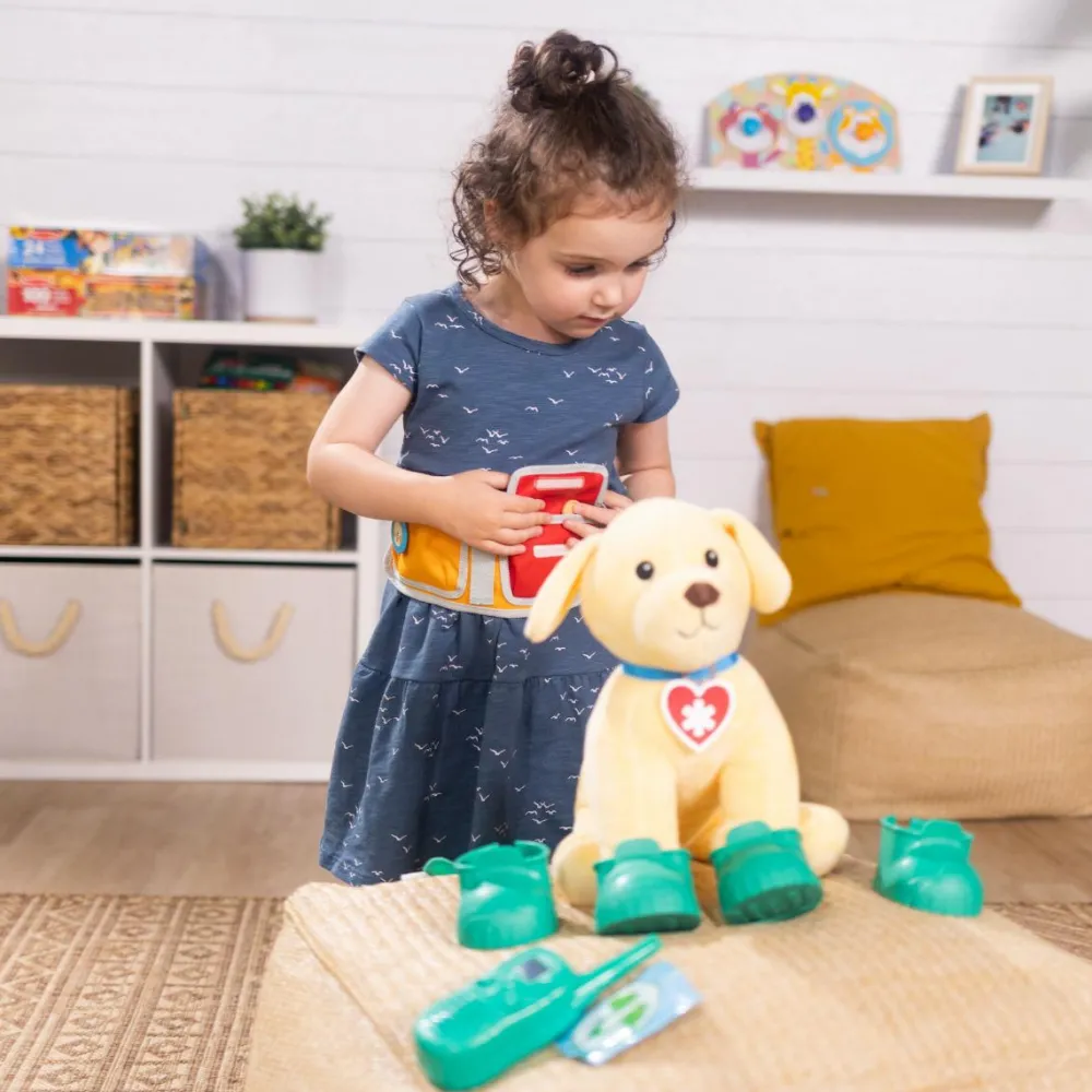 Rolleleg|Bamser<Melissa & Doug Redningshund inkl. tilbehør