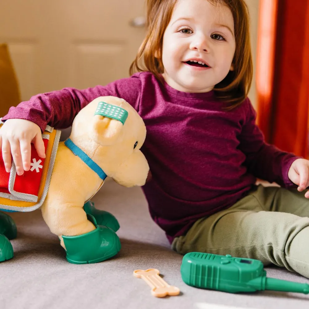 Rolleleg|Bamser<Melissa & Doug Redningshund inkl. tilbehør