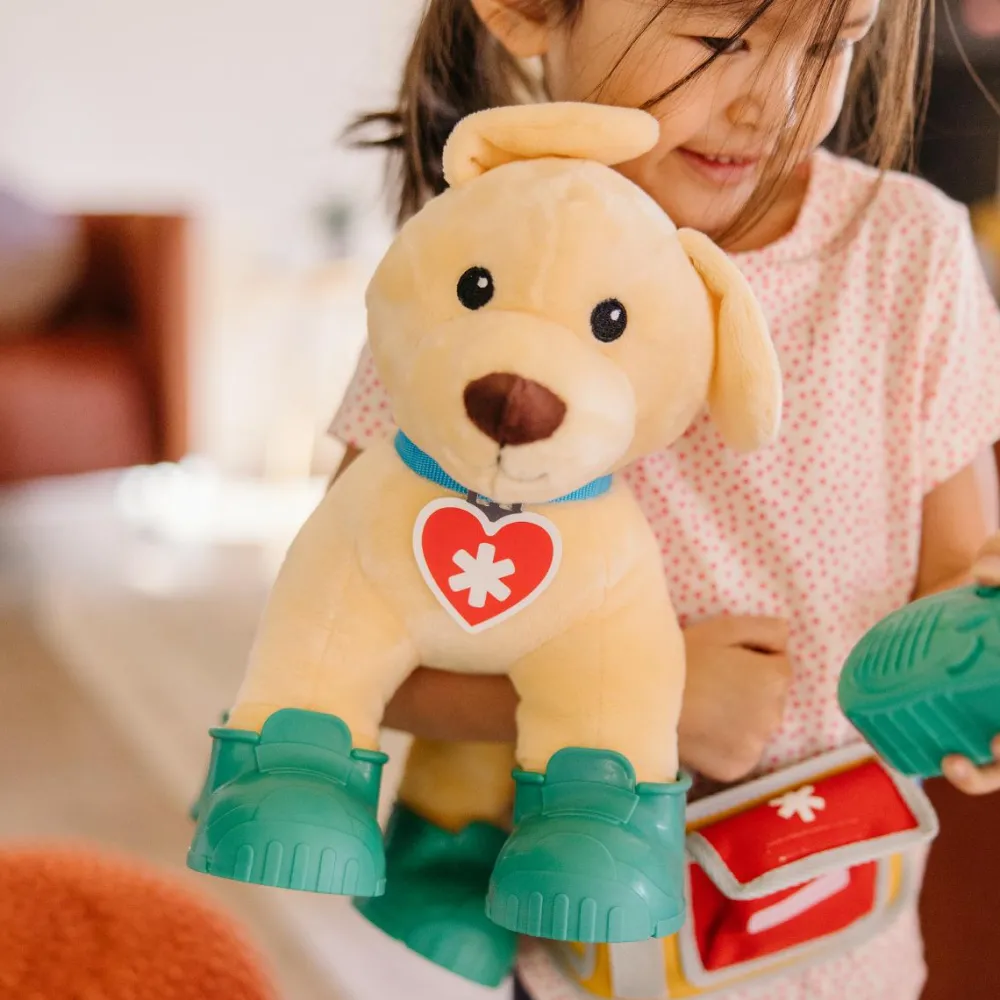 Rolleleg|Bamser<Melissa & Doug Redningshund inkl. tilbehør