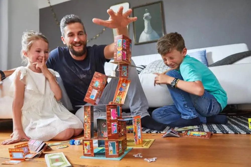 Spil<Haba Rhino Hero - Super Battle