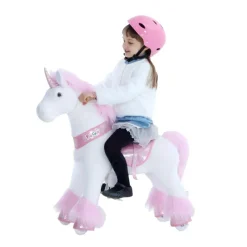 Grovmotorik<PonyCycle Rid Selv - Enhjørning pink, Small