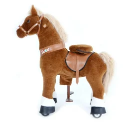 Grovmotorik<PonyCycle Rid Selv - Hest, lysebrun m. hvid blis, Small