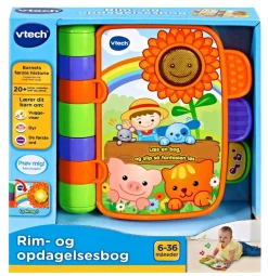 Interaktivt Legetøj|Børnebøger<vtech Rim- og opdagelsesbog