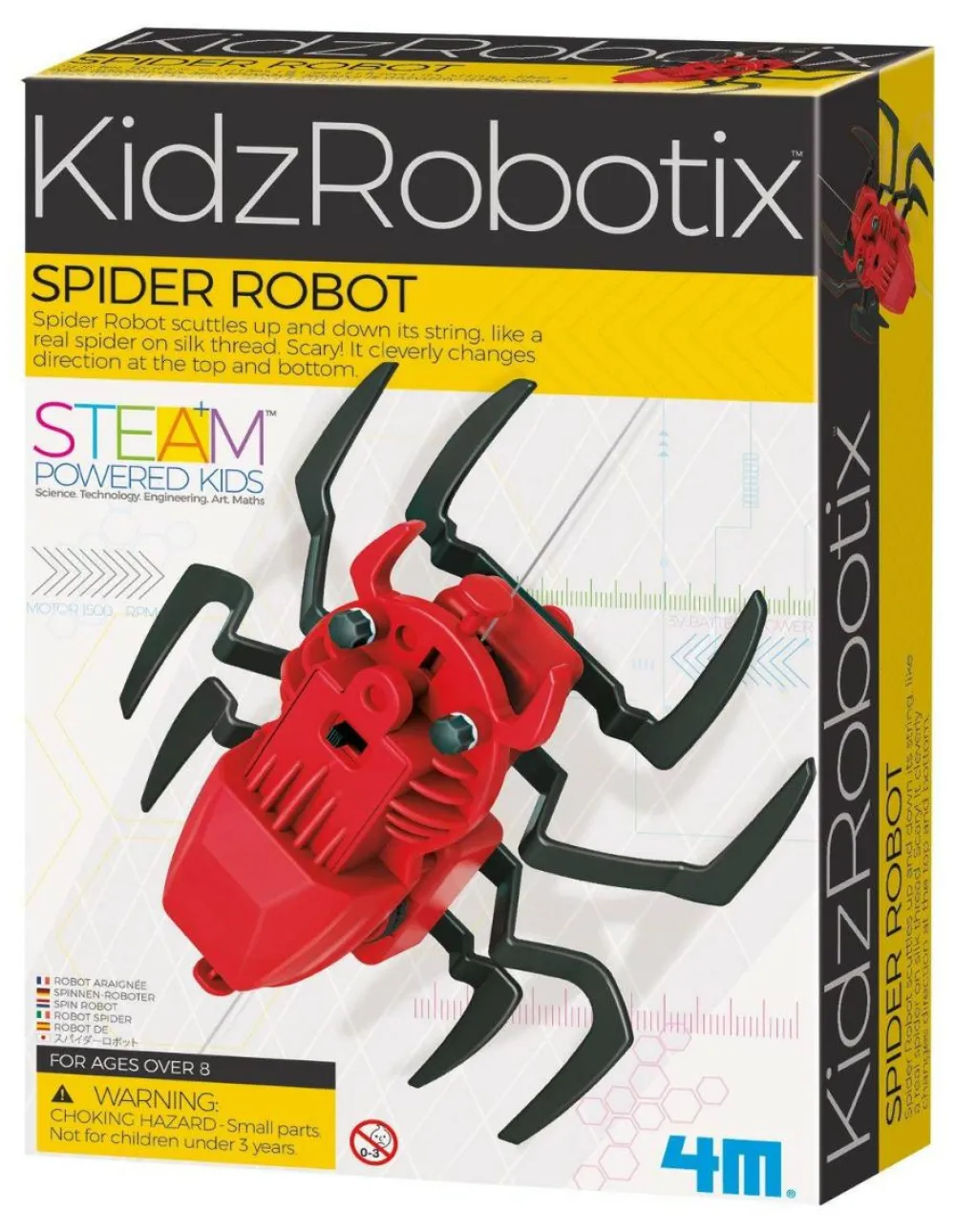 Stem Læringslegetøj|Robot Legetøj<4M Robot-edderkop