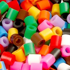 Kreativ Leg< Rørperler midi - Basisfarver, 1.100 stk.