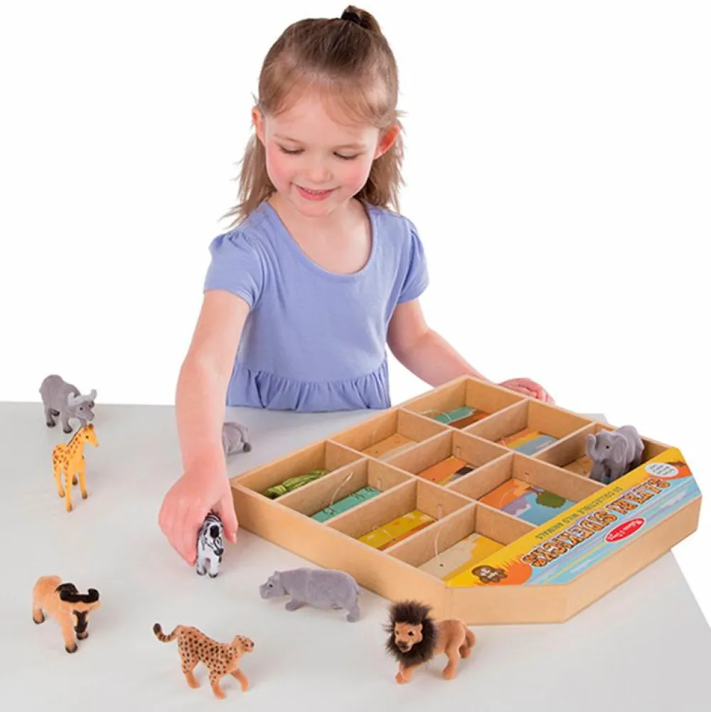 Dyrefigurer<Melissa & Doug Safaridyr, 10 stk