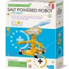Stem Læringslegetøj|Robot Legetøj<4M Saltdrevet robot