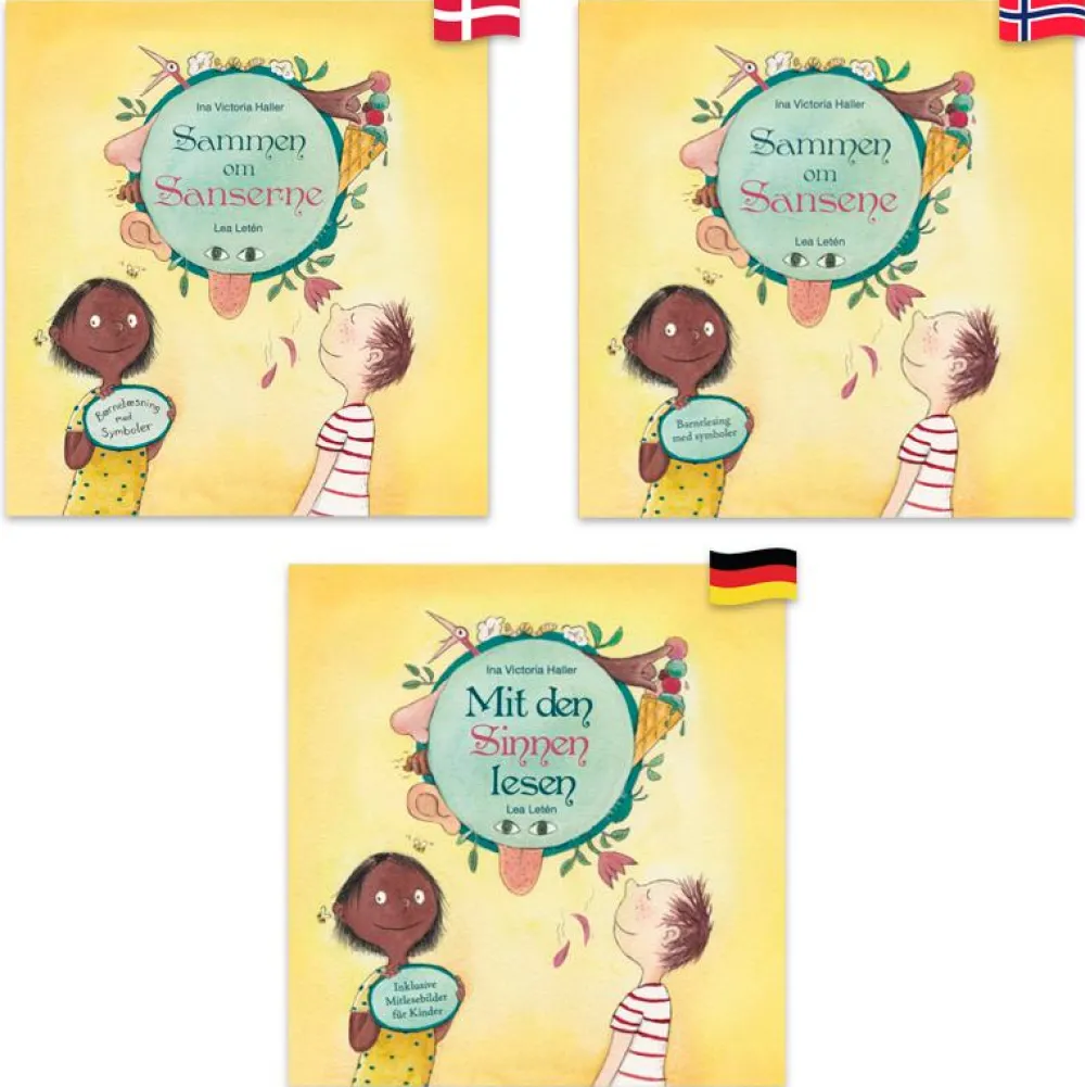 Sprog & Leg|Børnebøger<Ciha Sammen om sanserne