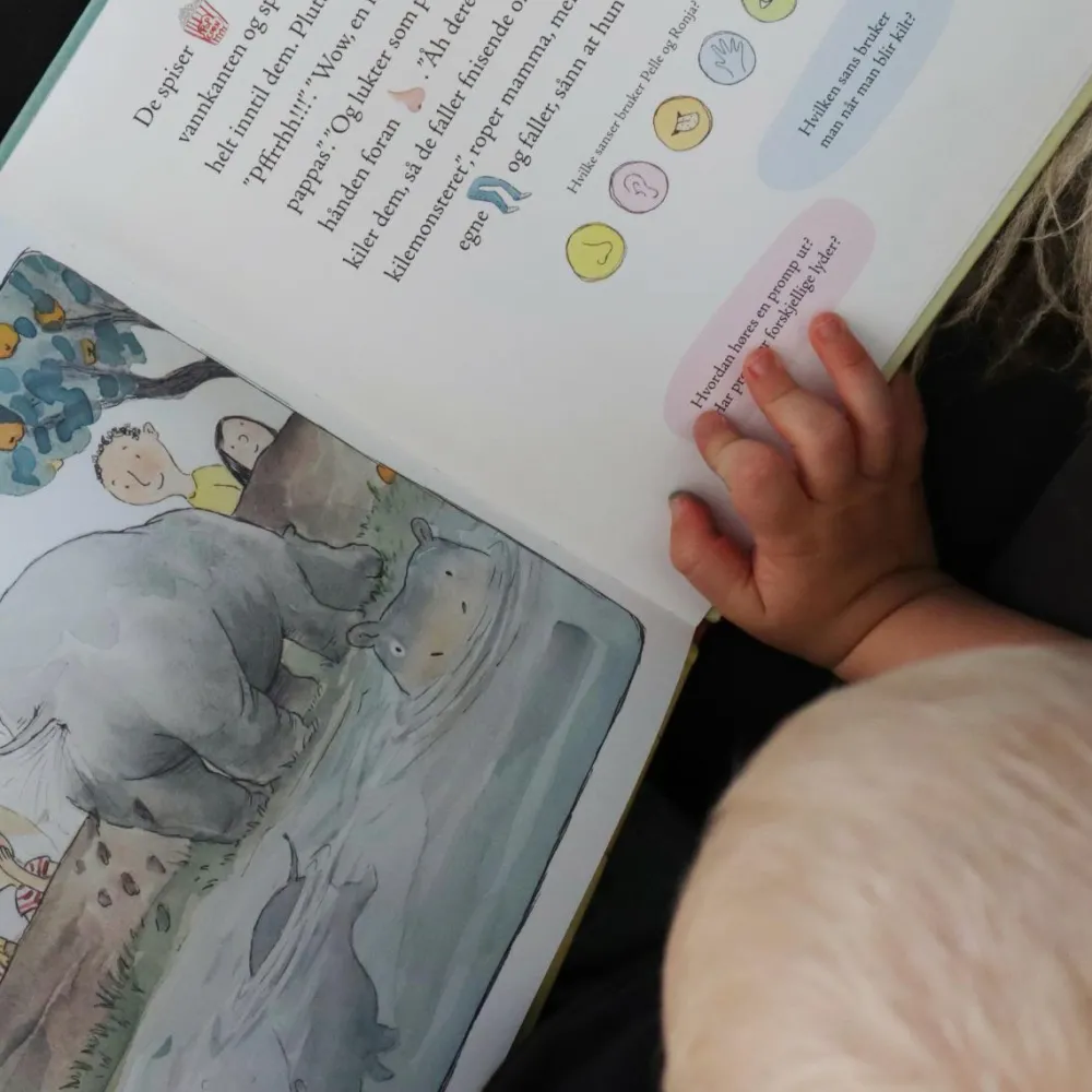 Sprog & Leg|Børnebøger<Ciha Sammen om sanserne
