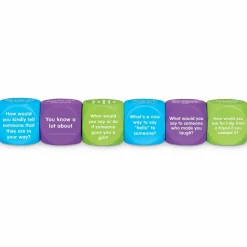 Sociale Kompetencer|Sprog & Leg<Learning Resources Samtaleterninger (engelsk) - Venlighed, 6 stk